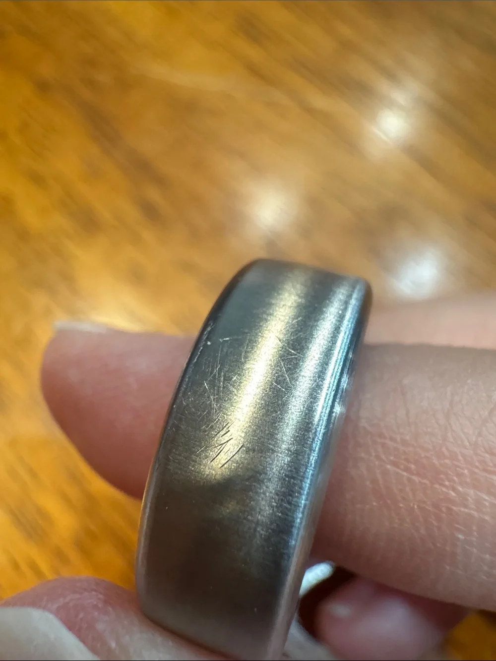 Oura Gen3 Brushed Titanium Size 8